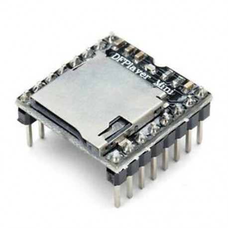 6X (DFPlayer Mini MP3 lejátszó modul Arduino Black M8X7-hez)
