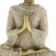 Kézzel készített meditációs buddha-szobor homokkő szobor figura * 3 R7V1