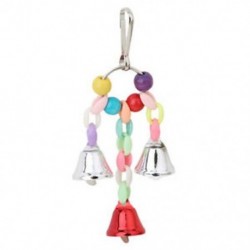 Papagáj madárjátékok fém gyűrűs csengő lógó ketrec játékok a papagáj mókushoz Para J1L4