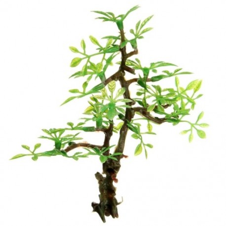 1X (Műanyag Bonsai zöld fa akvárium dísz haltartály víz alatti dekoráció O W9Z8