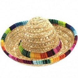 Kutya kalap sapka, mini szalma kalap sapka mexikói kalap kalap kalap party kis kicsi háziállatok számára M7Y7