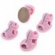 2X (2 pár gumi talp rózsaszín hálószandál Yorkie Chihuaha kutyacipő, méret 1 X1F8)