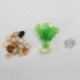 LED Mini Haltartály-akvárium Öntisztító haltartály-tál Kényelmes asztal Aq Y1Q9