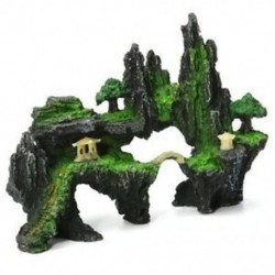 1 db Gyanta Nem mérgező zátony Akvárium Rockery Mountain Fish Tank Palace Ornam I5R5