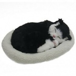 1X (Emulációs alvó, légző macskajáték, gyapjú ágyú fekete (fekete &amp  W X7J2