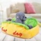 1X (Mosható Hot Dog Kölyökkutya Állatok Meleg Kennel Kutya Nest Ház Párna Pad U9Q5)