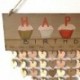 Diy fali naptár sütemény boldog születésnapot nyomtatott fa naptár aláírás speciális B1X8