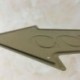 2X (Vintage Arrow Plate Plakát Jelölés Angol Szlogen a Bar Pub Decorat N2B8 számára