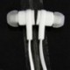 Fehér, 3,5 mm-es fülhallgató fülhallgató fülhallgató fejhallgató lapos kábel iPhone MP3 MP4 O7R2-hez