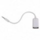 USB aljzat és AUX 3,5 mm-es dugaszoló dugasz audio konverter adapter adatkábel J1Q8