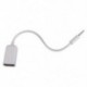 USB aljzat és AUX 3,5 mm-es dugaszoló dugasz audio konverter adapter adatkábel J1Q8