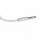 USB aljzat és AUX 3,5 mm-es dugaszoló dugasz audio konverter adapter adatkábel J1Q8