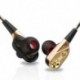 3,5 mm-es hifi vezetékes fülhallgató, kétdinamikus, négymagos hangszóró, fülbe helyezhető fülhallgató, Fle U8R8