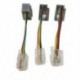 1X (4P4C RJ9 kábel, 3,5 mm-es okostelefon-fülhallgató és RJ9 adapterkábel, T8L3 adapterfülke)