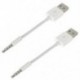 2PCS USB-töltő adatszinkronizáló kábel az Apple iPod Shuffle X1D2 O1O5 U8F3-hoz