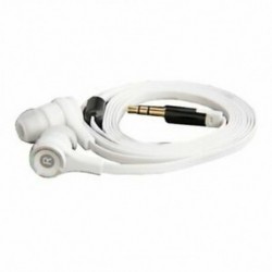 2x (fehér, 3,5 mm-es fülhallgató fülhallgató fülhallgató fejhallgató lapos kábel iPhone MP3 X9U2-hez