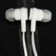 2x (fehér, 3,5 mm-es fülhallgató fülhallgató fülhallgató fejhallgató lapos kábel iPhone MP3 X9U2-hez
