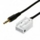Autós aux kábel 3.5MM MP3 audio adapter illeszkedő Peugeot 307 308 408 407 507 S F3X6