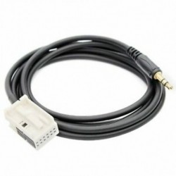 Autós aux kábel 3.5MM MP3 audio adapter illeszkedő Peugeot 307 308 408 407 507 S X0Y1