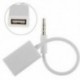 3x (3,5 mm-es dugaszos AUX audiodugasz-csatlakozó USB 2.0 aljzathoz konverter kábel kábel Ca E7G1)