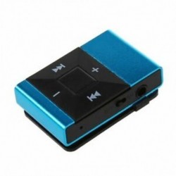 1X (Mini hordozható USB 2.0 klip digitális MP3 zenelejátszó, újratölthető támogatás R4P9