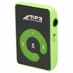 2X (Mini Mirror Clip USB digitális MP3 zenelejátszó támogatása 8 GB SD TF kártya Gre B1H7