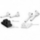 Fekete - 5 db / Set szilikon vezeték nélküli Bluetooth fülhallgató tok Apple I10 I12 Tws E W1Q2-hez