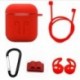 Kék - 5 db / Set szilikon vezeték nélküli Bluetooth fülhallgató tok Apple I10 I12 Tws E W1Q2-hez