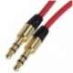 6X (3,5 mm-es hím-férfi autós Aux kiegészítő kábel sztereo audiokábel a telefon i G4I5 készülékéhez)