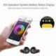 Valódi vezeték nélküli sztereó Bluetooth fülhallgató fülhallgató mini ikrek TWS vezeték nélküli kék V3Y7