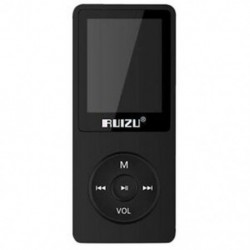 2X (RUIZU X02 Fekete 8G LCD MP3 MP4 veszteségmentes video-lejátszó U5P1)