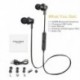 6X (Bluetooth fejhallgató, vezeték nélküli Sport Stereo verejtékálló mágneses Bluetoot E7Z8