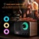 2X (Retro Bluetooth hangszóró Fm rádió mikrofon hordozható kihangosító szabadtéri vezeték nélküli O3I8