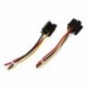 2 x autós relé gépjármű relé 12V 40A 4 tűs huzal 5 aljzattal NEW A8T6