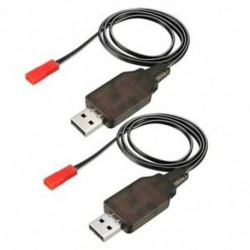 Sm-2P pozitív USB töltőkábel Rc autókhoz 4,8 V 250Ma Ni-Mh Ni-Cd F9H9 akkumulátor