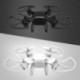 fehér - 1X (X107 Pocket Mini négytengelyes légijármű-távirányító Drone Z8R4)