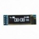 0,91 hüvelykes IIC I2C SPI 128x32 fehér OLED LCD kijelző modul Arduino PIC I4N6-hoz