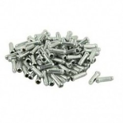 UPPERX 100x kerékpár-váltó fékkábel-tippek Caps End Crimp Silver C4H8