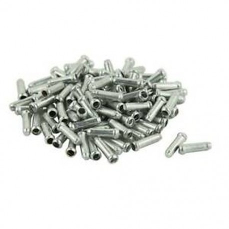 UPPERX 100x kerékpár-váltó fékkábel-tippek Caps End Crimp Silver C4H8