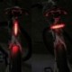 ÚJ MTB MTB Mountain Bike 5 LED vízálló hátsó hátsó lámpa piros lámpa biztonságos N2C0
