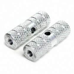 2 x BMX Mountain Bike kerékpár tengely pedál ötvözött láb kaszkadőr csapok henger Sil X7K3