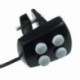 Kerékpár csengő 6 LED 4 hangú kürt LED-es könnyű elektronikus sziréna kerékpár csengő a G6S3-hoz