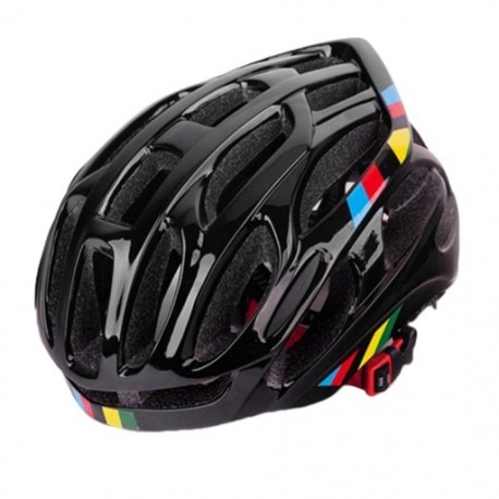 fekete - Kerékpáros sisak Szuper könnyű közúti kerékpáros bukósisak Lélegző Mtb Mountain L5J1