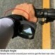 2X (Kerékpáros visszapillantó tükör csuklópánt heveder Reflex visszapillantó kerékpározás hordozható A4B3