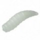 50x 1,6 cm-es csali horgászcsikó Grub Soft Baits Worms Noctilucent Night Glow G8U4
