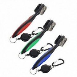 3X (3 darabos Golf kétoldalas tisztítókefe visszahúzható cipzár huzalhorony L7C4