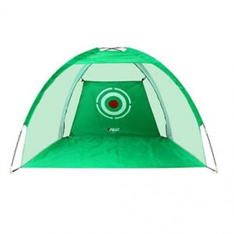 Zöld - Pgm 2M Golf gyakorlati háló szabadtéri golf sátor Golf lengő edző Golf küzdelem Ca L4K7