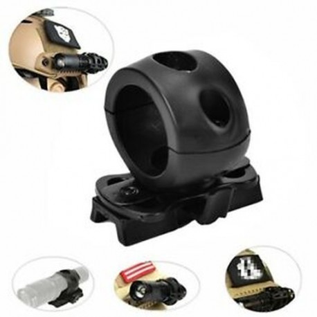 Gyorskioldású zseblámpa bilincstartó tartó a gyors sisakhoz (FAST G6W8