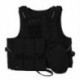 Mellény nylon kabát Fekete MOLLE Combat Airsoft Paintball Z9X3