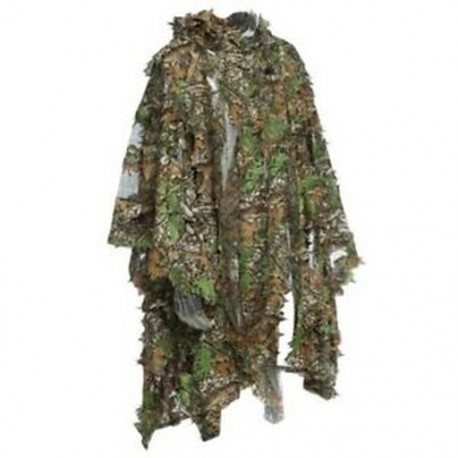 9X (Camo 3D Leaf köpeny Yowie Ghillie lélegző nyílt poncsó típusú álcázás A7N3